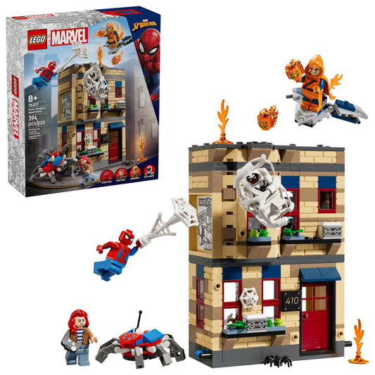 LEGO Marvel L’appartement de Peter Parker – Jouet de construction de super-héros avec 4 figurines – Bataille Spider-Man et Hobgoblin – Cadeau de collection pour enfants, garçons et filles, à partir de 8 ans – 76317 🍁 All In One Marketplace Canada