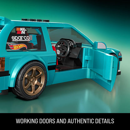 Mattel Brick Shop Hot Wheels Speed Series Building Set, Custom ’90 Honda Civic EF with 248 Pieces, Realistic Details and Custom Decals, Adult Collectors and Kids Ages 10+ 🍁 All In One Marketplace Canada