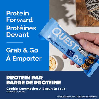 Quest Nutrition Overload Protein Bar, Cookie Commotion Flavour, Protein Bars, Gluten Free, 12ct 🍁 All In One Marketplace Canada