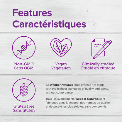 Webber Naturals Maca for Men, 60 Capsules, Contains Organic Maca & Testofen Fenugreek, Men's Health Support, Vegan - Available at All In One Marketplace Canada