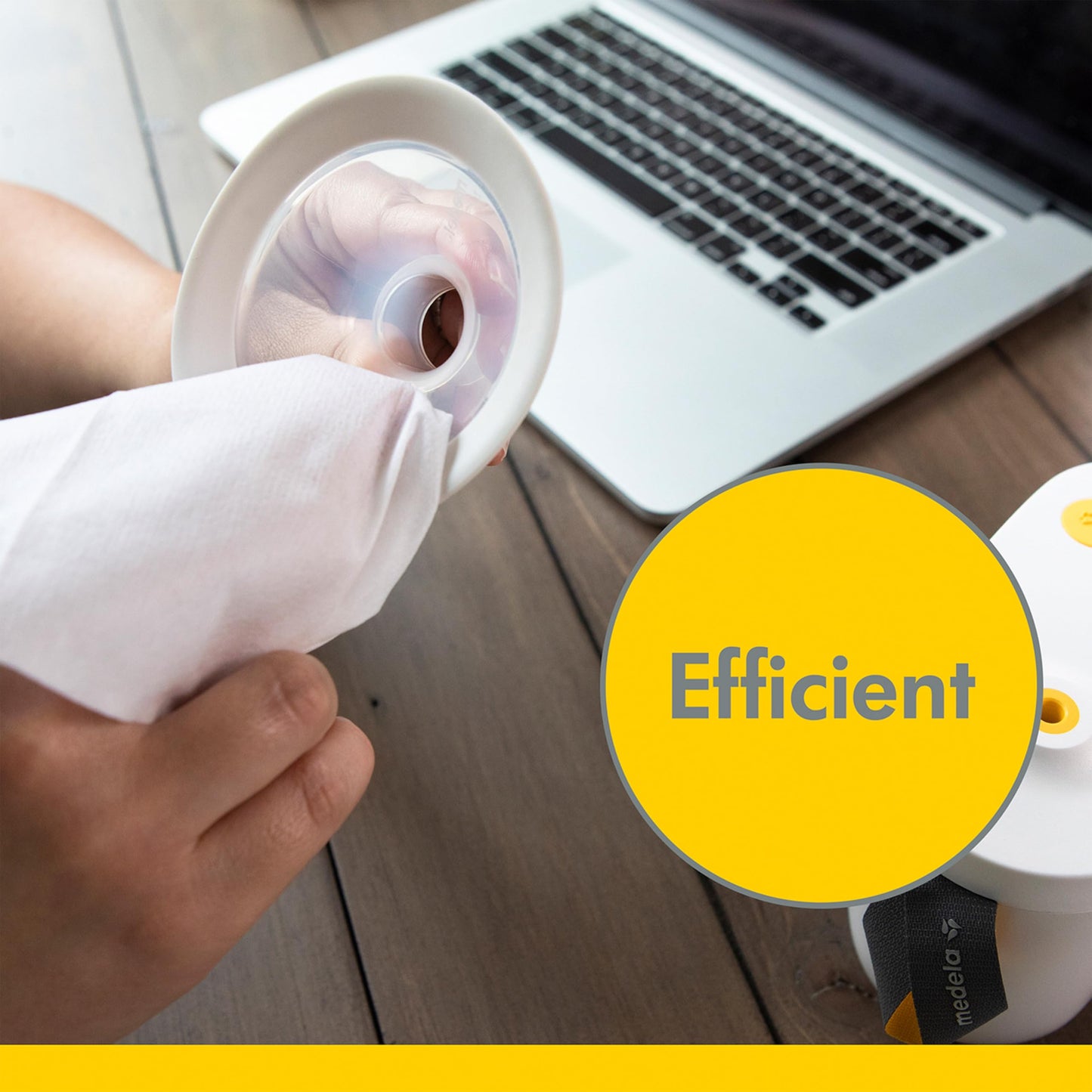 Medela Quick Clean Wipes for On-the-Go Cleaning of Breast Pumps, Accessories, and Various Surfaces, Resealable, Plant-Based, 3 Packs of 30 (90 Count) 🍁 All In One Marketplace Canada