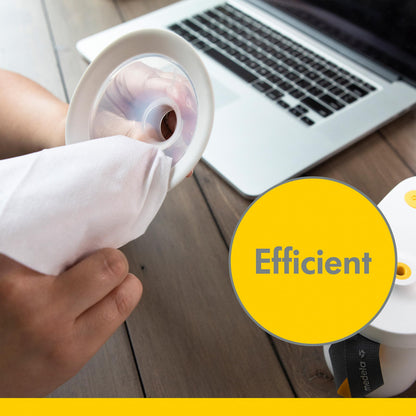 Medela Quick Clean Wipes for On-the-Go Cleaning of Breast Pumps, Accessories, and Various Surfaces, Resealable, Plant-Based, 3 Packs of 30 (90 Count) 🍁 All In One Marketplace Canada