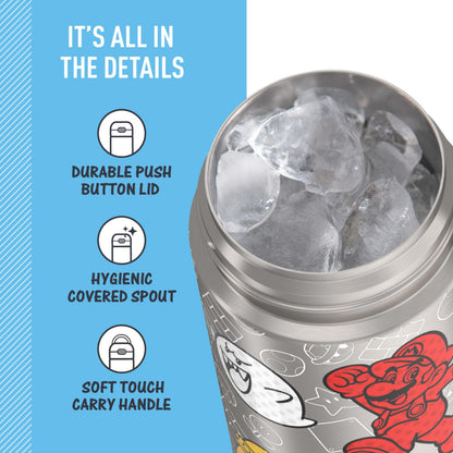 THERMOS FUNTAINER Water Bottle with Spout, 16oz, Mario 🍁 All In One Marketplace Canada