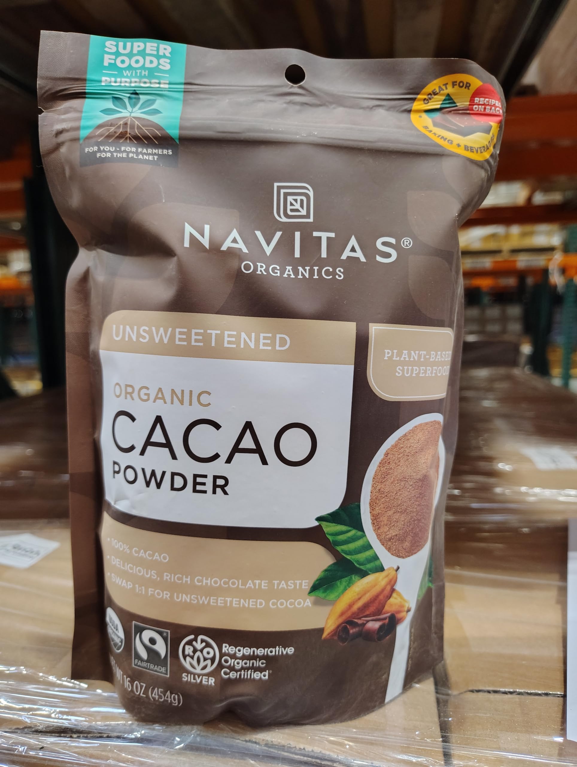 Navitas Organics Cacao Powder, 16 Ounce