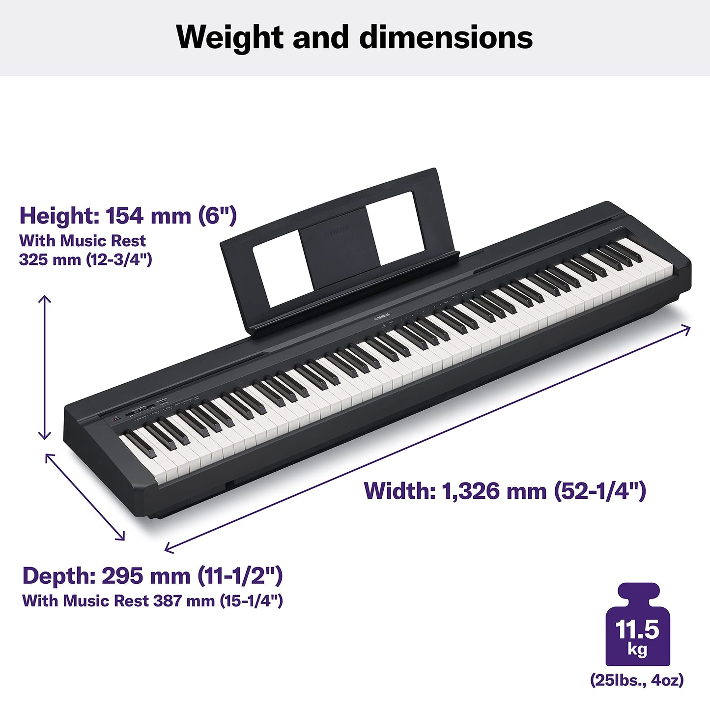 Yamaha P45, 88-Key Weighted Action Digital Piano (P45B) 🍁 All In One Marketplace Canada