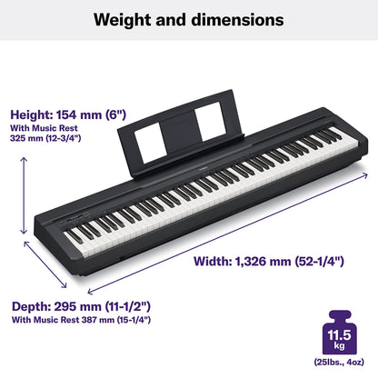 Yamaha P45, 88-Key Weighted Action Digital Piano (P45B) 🍁 All In One Marketplace Canada