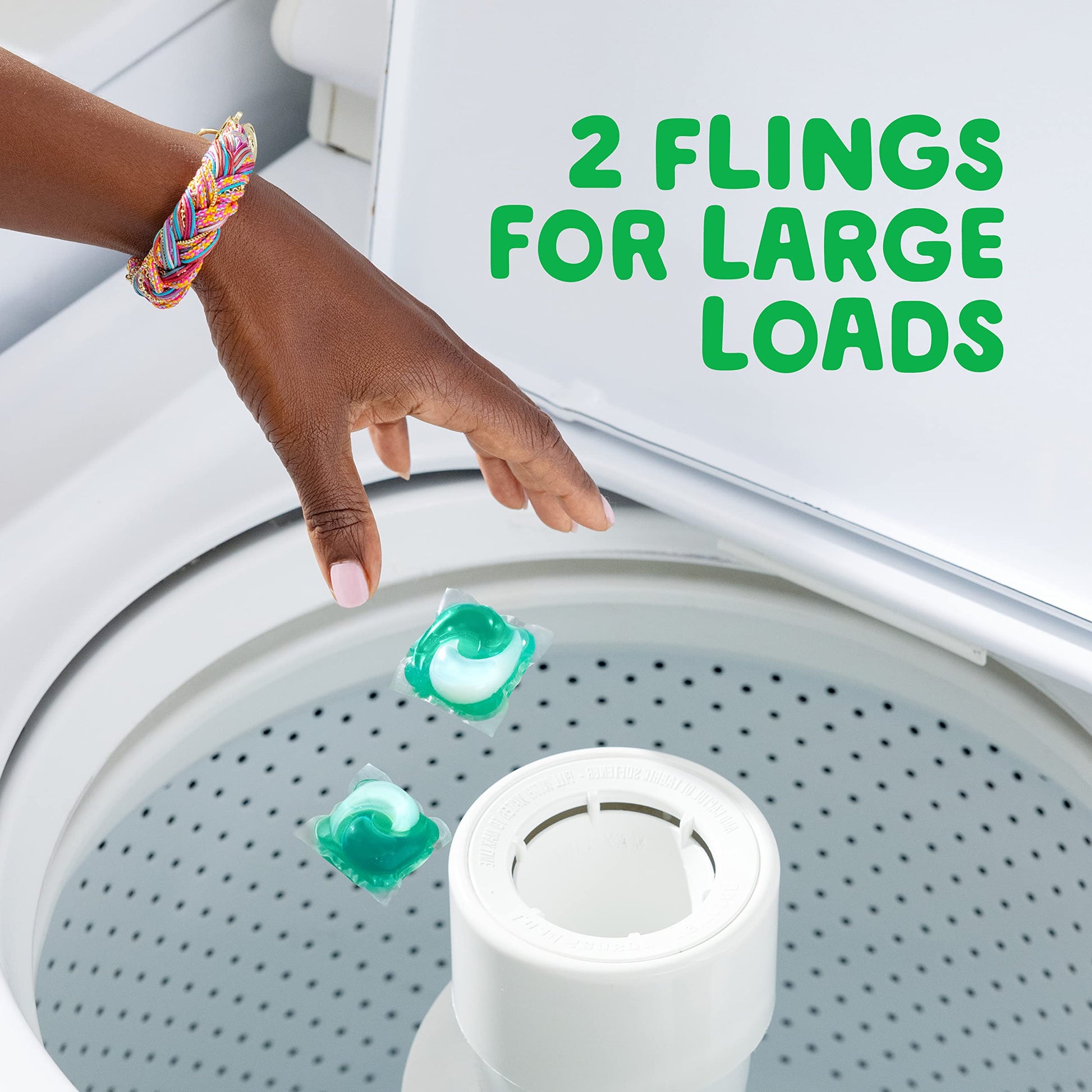 Gain Flings Laundry Detergent Pacs Super Fresh Blast Scent with Odour Defense, 76 Count - Available at All In One Marketplace Canada