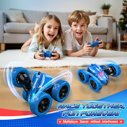 2.4GHz RC Car Toys for Boys 3-9, vicia 4WD Stunt Car with Double-Sided 360°Rotating Remote Control Cars for Kids Car Toys for 3 4 5 6 7 8 9 10 12 Year Old Boy Gifts Birthday Christmas 🍁 All In One Marketplace Canada