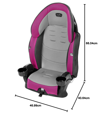 Evenflo 30712360C Chase Plus 2-In-1 Booster Car Seat (Geneva)