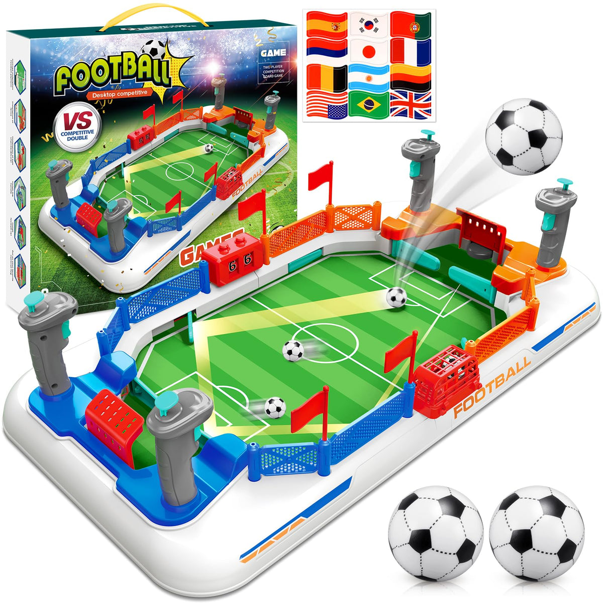 Mini Foosball Table Game, Luckades Soccer Toys for 3 4 5 6 7 8-12 Year Old Boy Gifts Toys for Kids Age 3-5 4-6 7-10 Girl Children Christmas Birthday Gifts Family Party Games for Kids & Adults 🍁 All In One Marketplace Canada