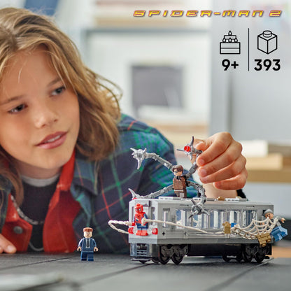 LEGO Marvel Spider-Man vs. Doc Ock Subway Train Scene - Action Figures Kids Toy - Spider-Man Building Toy for Boys & Girls, Ages 9+ - Marvel Collectible with 4 Minifigures - Birthday Gift Idea- 76321 🍁 All In One Marketplace Canada
