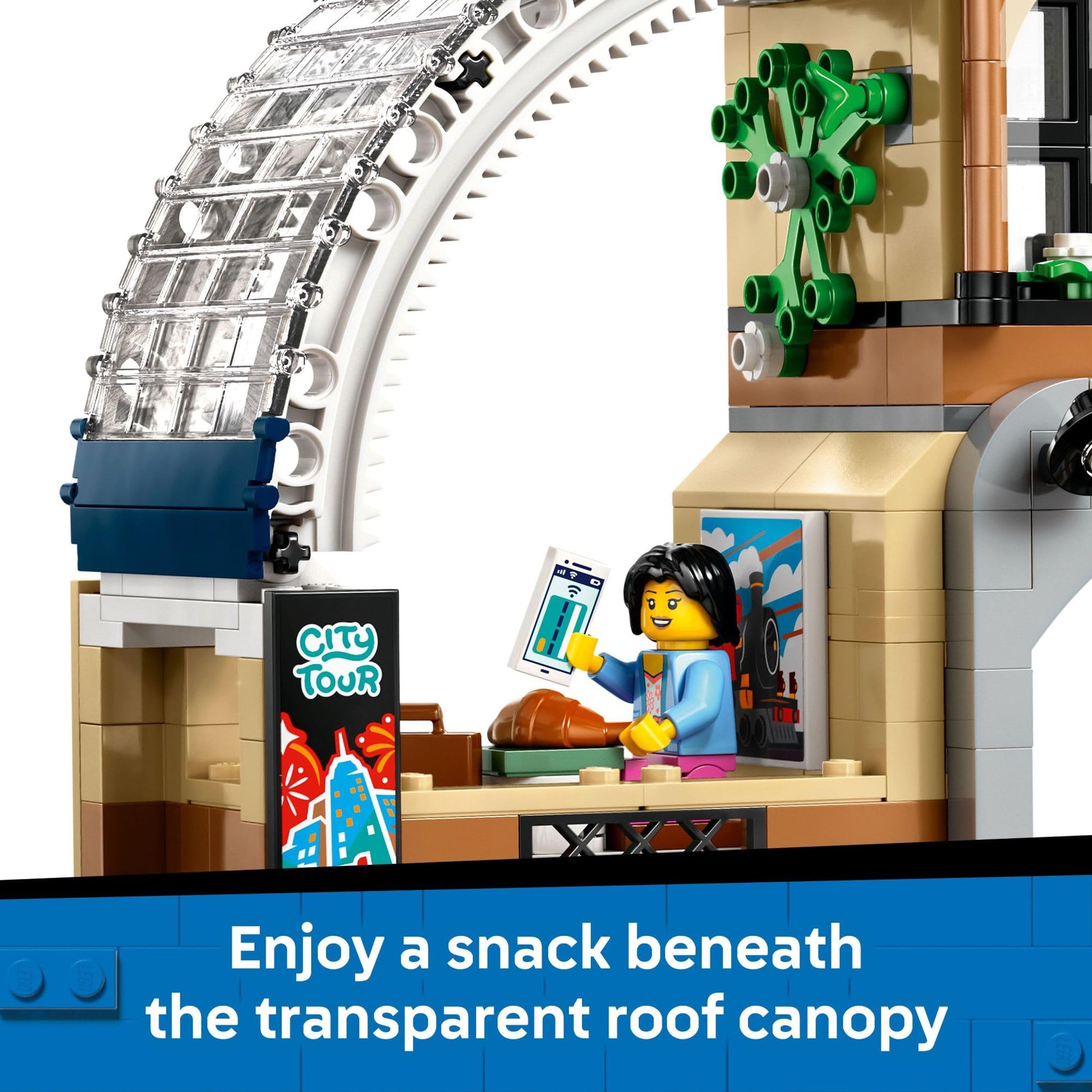 LEGO City Central Train Station Building Toy - Multi-Level Pretend Play Set for Boys & Girls, Ages 7+ - Building Blocks for Kids - Gift Idea for Birthdays - 60469 LEGO