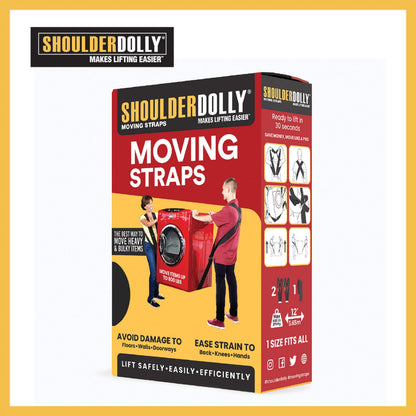 SHOULDER DOLLY Moving Straps - Lifting Strap for 2 Movers - Move, Lift, Carry, And Secure Furniture, Appliances, Heavy, Bulky Objects Safely, Efficiently, More Easily Like The Pros - Essential Moving Supplies - LD1000 🍁 All In One Marketplace Canada