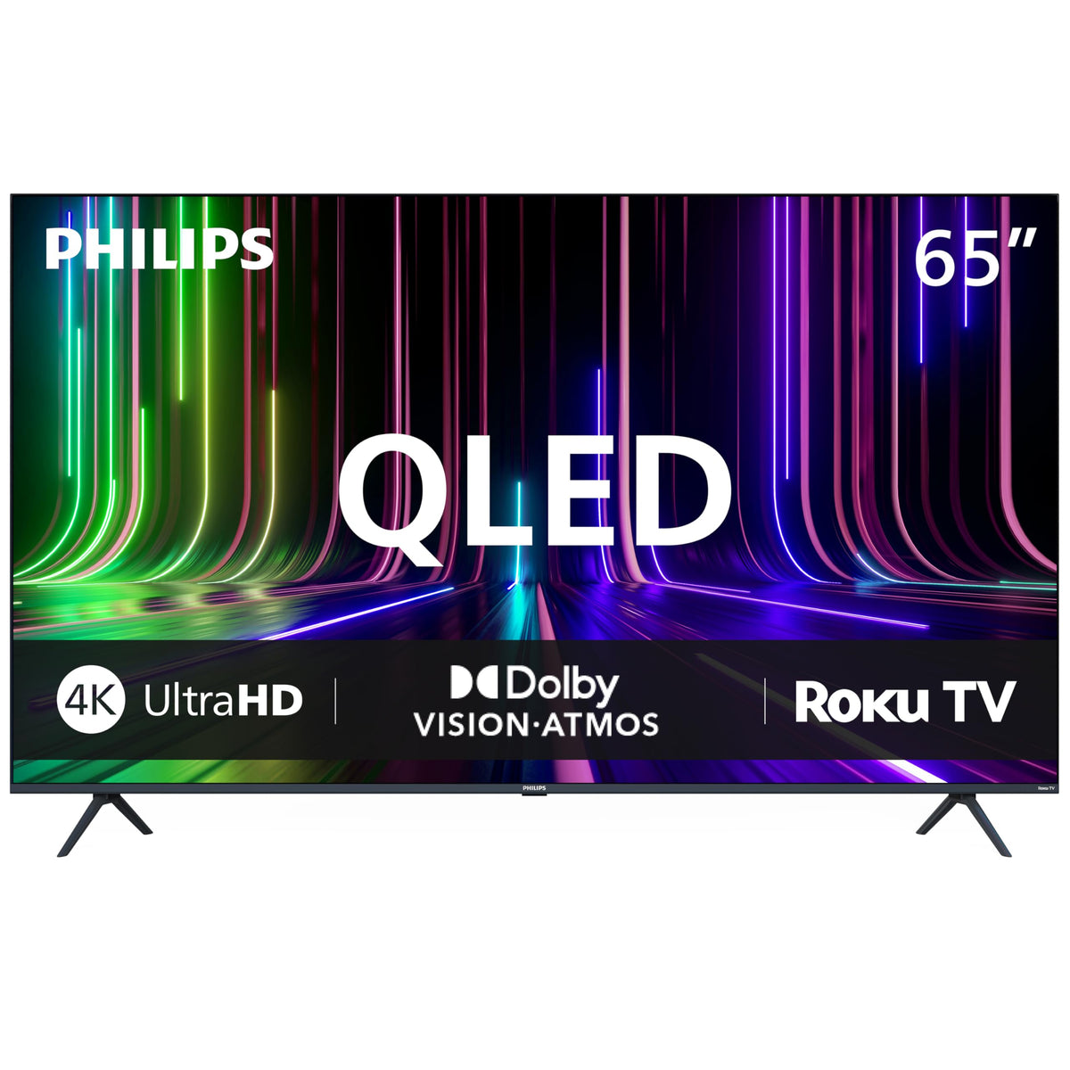 Philips 65PQL7676/F6 7600 Series 65-Inch 4K UHD QLED Roku TV