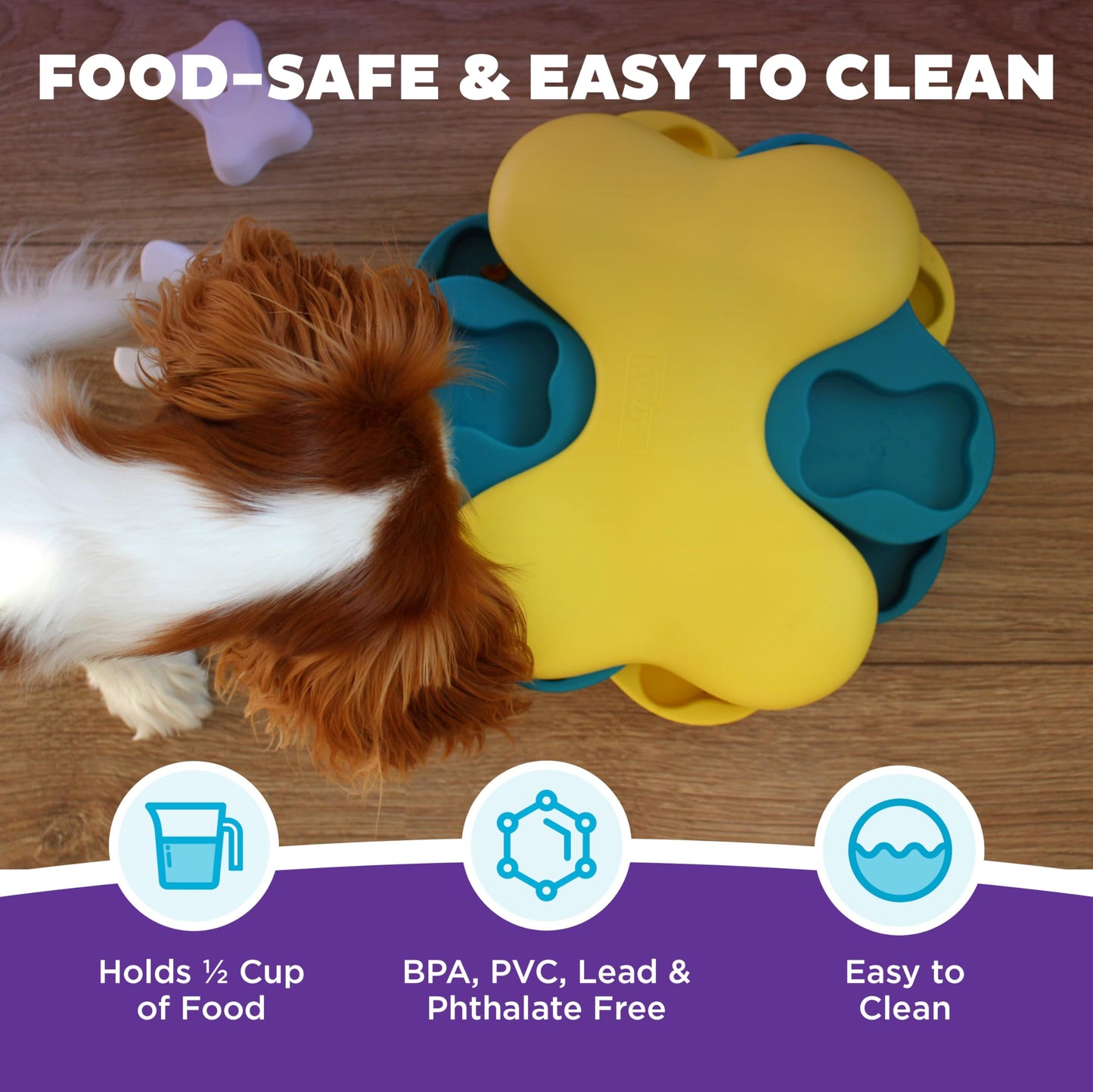 Outward Hound Nina Ottosson Dog Tornado Dog Toy Treat Puzzle, 9.8" 🍁 All In One Marketplace Canada