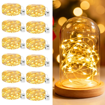litogo 12 Pack Fairy Lights Battery Powered 3 Modes,2M 20LED Twinkle Lights 🍁 All In One Marketplace Canada