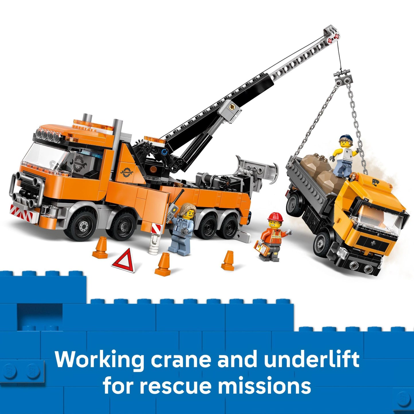 LEGO City Heavy-Duty Recovery Tow Truck with Crane Building Toy - Dump Truck & Tow Truck Toys for Boys & Girls, Ages 8+ - Pretend Play Set for Kids - Gift Idea for Birthdays & Holidays - 60467 LEGO