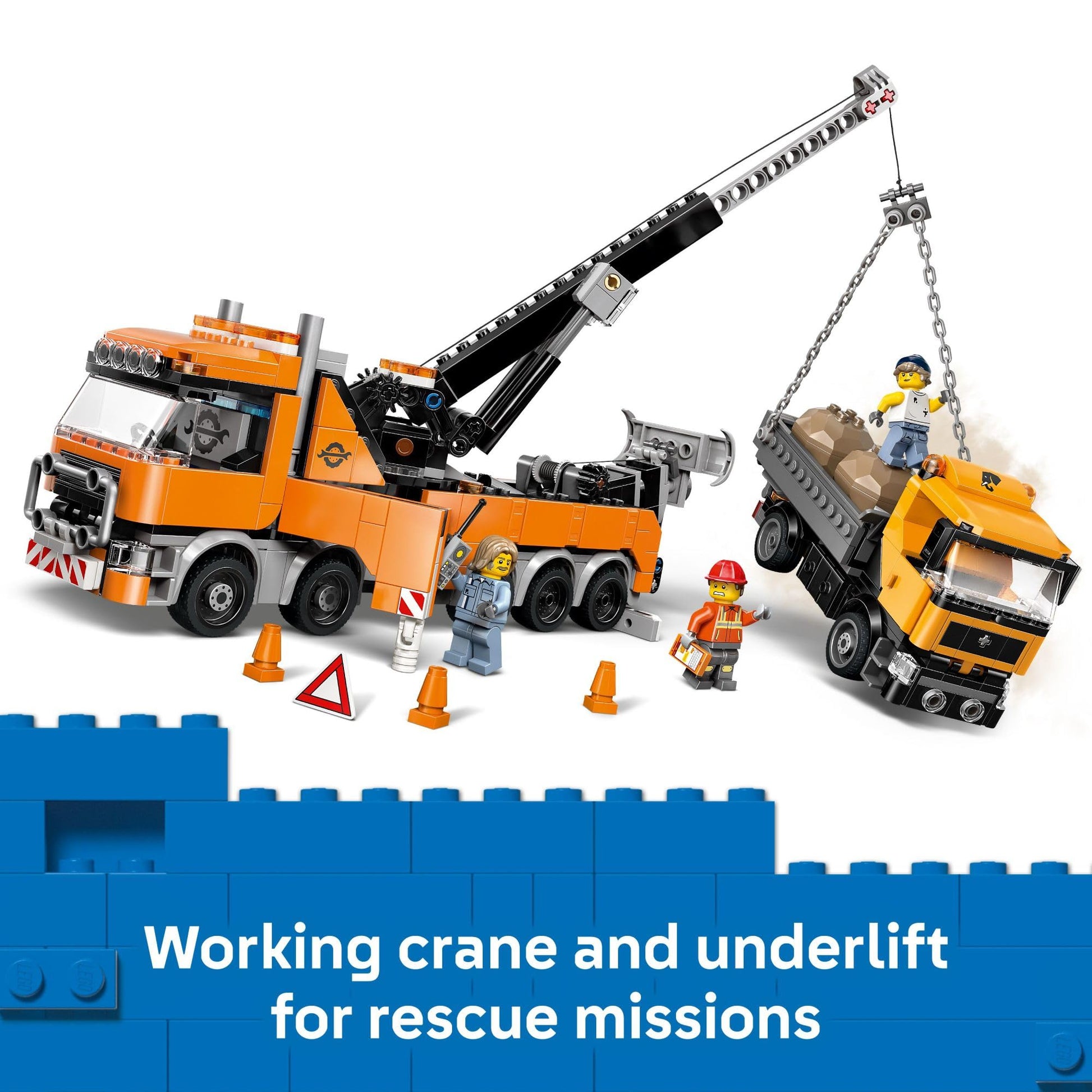 LEGO City Heavy-Duty Recovery Tow Truck with Crane Building Toy - Dump Truck & Tow Truck Toys for Boys & Girls, Ages 8+ - Pretend Play Set for Kids - Gift Idea for Birthdays & Holidays - 60467 LEGO