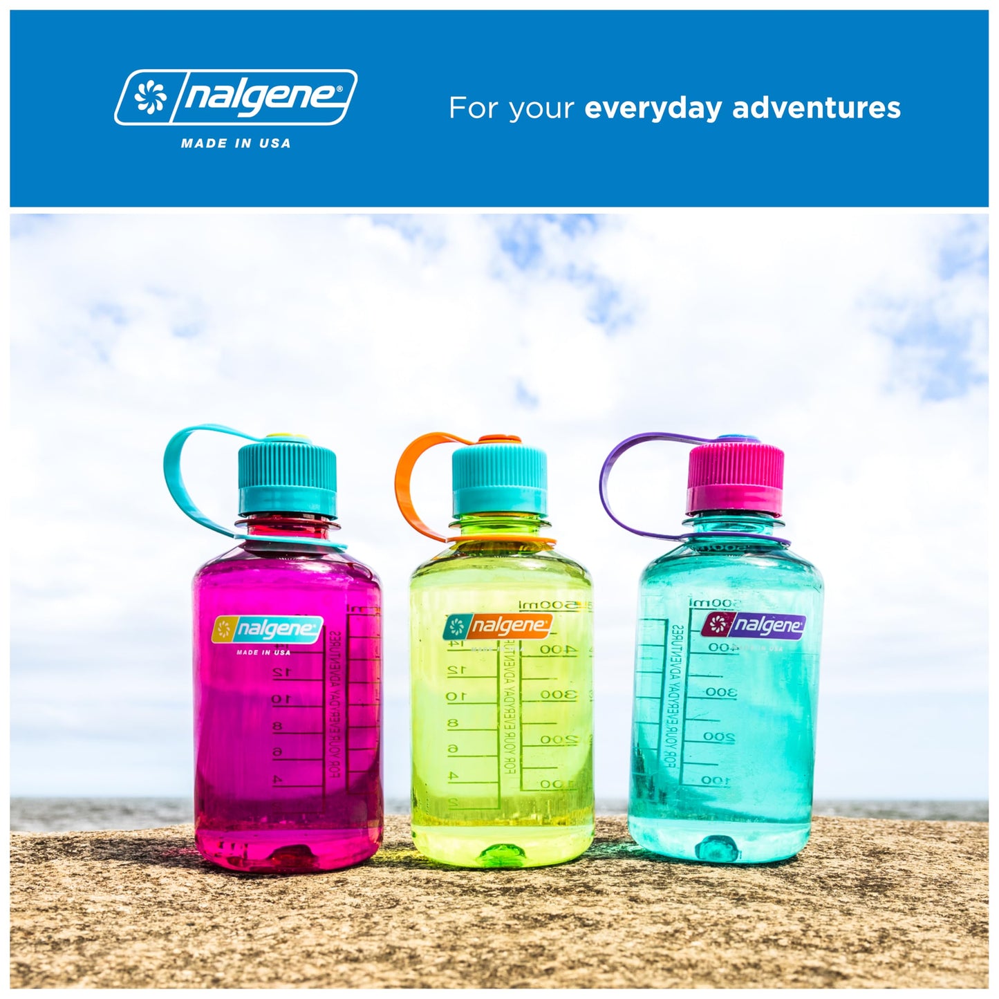 Nalgene 16 oz Narrow Mouth Water Bottle, Amethyst 🍁 All In One Marketplace Canada