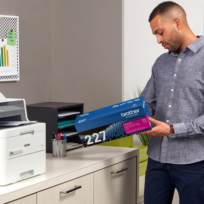 Brother Original TN227M High-Yield Magenta Toner Cartridge, Higher Yield for Value, Toner Replacement cartridges, Toner for Brother Laser Printers HL-L3210CW, MFC-L3710CW, MFC-L3750CDW, and More 🍁 All In One Marketplace Canada
