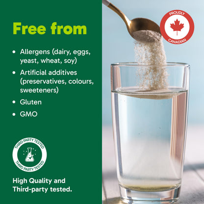 Organika Canadian-Made Belli Bliss Fibre | High Fibre Blend, 4 Diverse Sources of Fibre | Supports Digestive Health, Constipation Relief, Weight Control - Raspberry, 450g 🍁 All In One Marketplace Canada