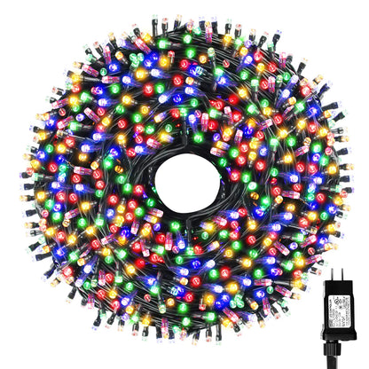 Tcamp 105FT 300LED Christmas Lights Outdoor, Memory Function, Multicolor 🍁 All In One Marketplace Canada