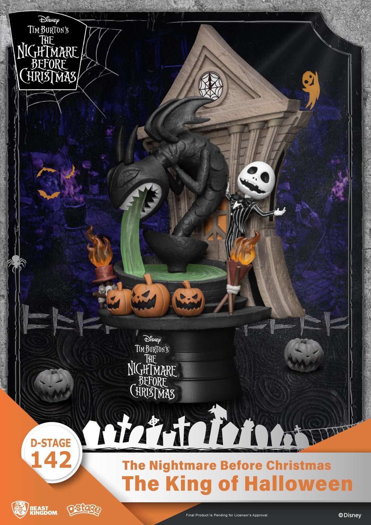 L'Étrange Noël de monsieur Jack : Statue D-Stage DS-142 Halloween King Jack