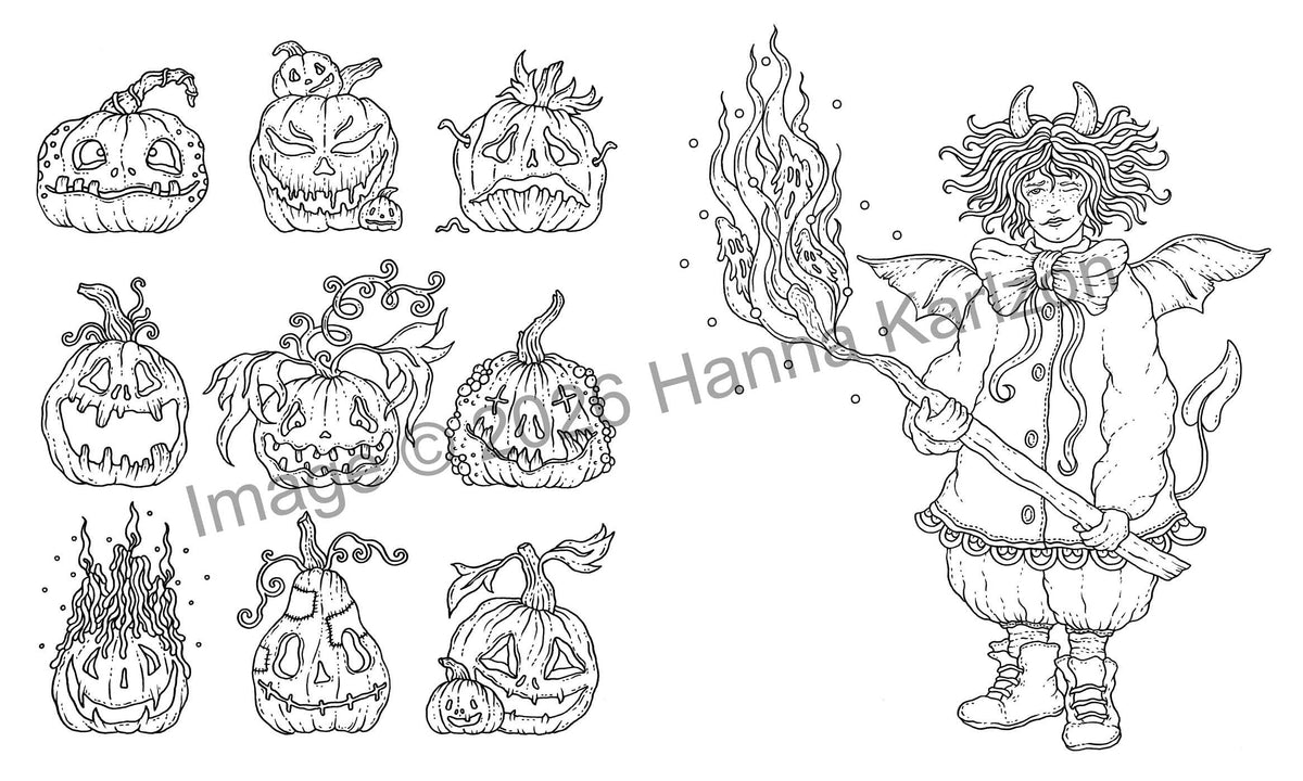 Halloween : Livre de coloriage pour adultes à couverture rigide avec papier épais de haute qualité