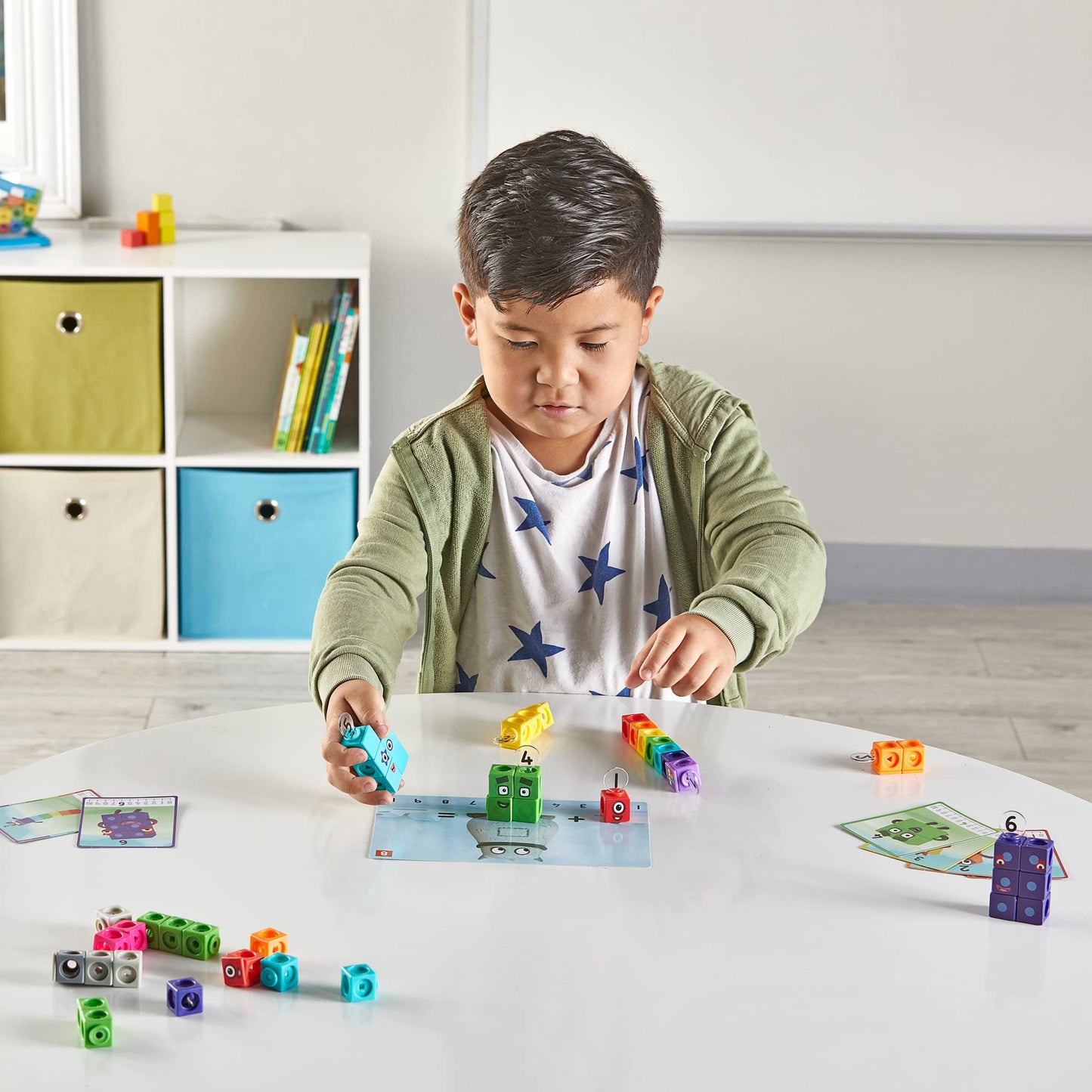 Numberblocks MathLink Cubes 1-10 hand2mind