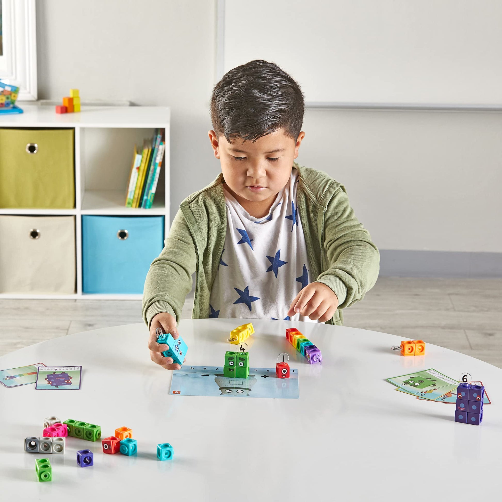 Numberblocks MathLink Cubes 1-10 hand2mind