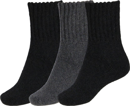 BenSorts Women Boots Socks Warm Thick Cozy Winter Crew Gifts Black Gray 🍁 All In One Marketplace Canada