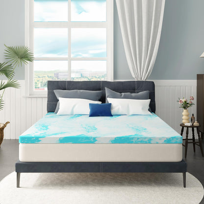 MLILY Twin Matress Topper 2 Inch Memory Foam Mattress Topper
