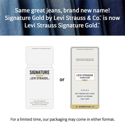 Levi Strauss Signature Gold Men's Regular Straight Fit Jeans, Bigfoot, 36W x 30L 🍁 All In One Marketplace Canada
