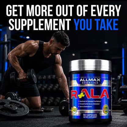 ALLMAX R+ALA Antioxidant Capsules, 60 Count