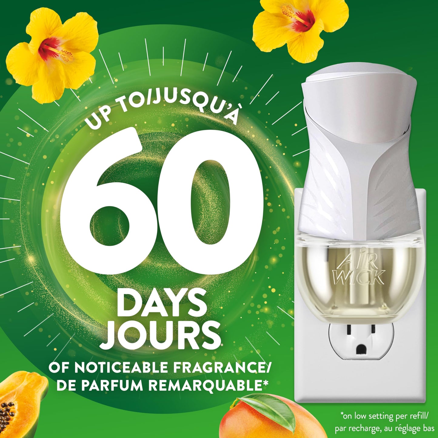 Air Wick Plug In Scented Oil Air Freshener Refills for Home – Infused with Essential Oils – 10 Count – Hawaii Tropical Paradise Scent – Mega Value Pack 🍁 All In One Marketplace Canada