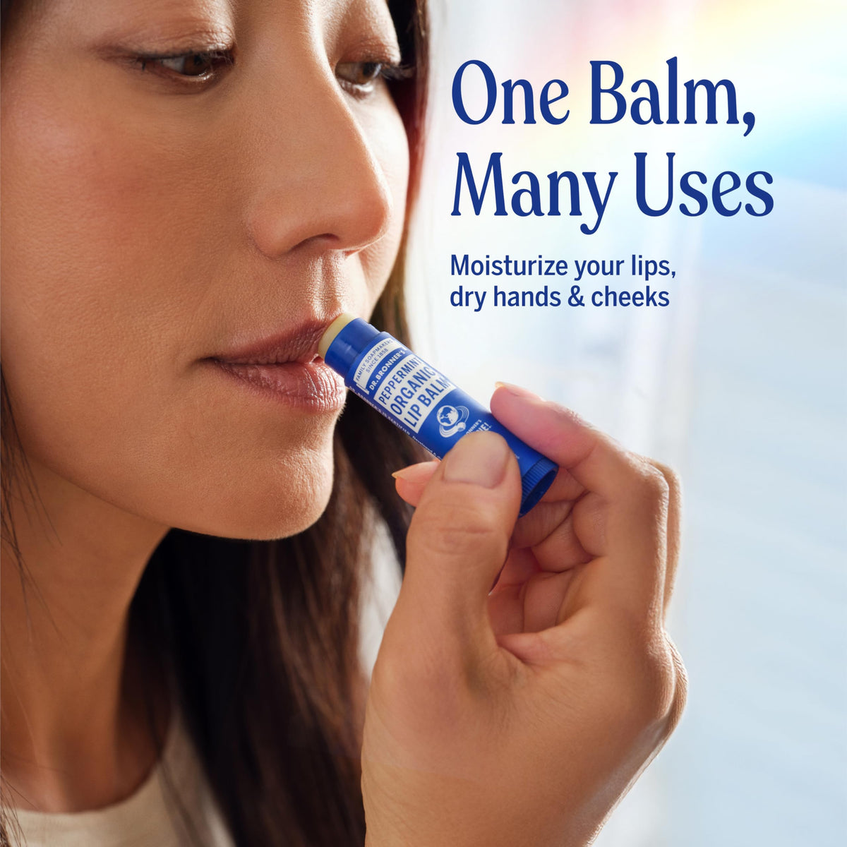 Dr. Bronner's - Organic Lip Balm (Peppermint, 4g, 6-Pack) - Made with Organic Beeswax and Avocado Oil, For Dry Lips, Hands, Chin or Cheeks, Jojoba Oil for Added Moisture, Cooling and Hydrating 🍁 All In One Marketplace Canada