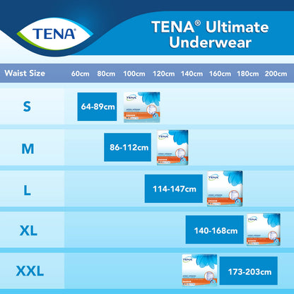 TENA Adult Incontinence, Discrete Disposable, Underwear, Comfortable Fit, Ultimate Absorption Protection, Unisex, Medium (M), 28 Count 🍁 All In One Marketplace Canada