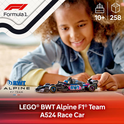 LEGO Speed Champions – Jouet de Voiture de Course BWT Alpine F1 Team A524 – Set de Construction pour Enfants, Garçons et Filles, 10 ans et plus – Voiture Jouet pour Fans de F1 – Idée Cadeau d’Anniversaire – 77248