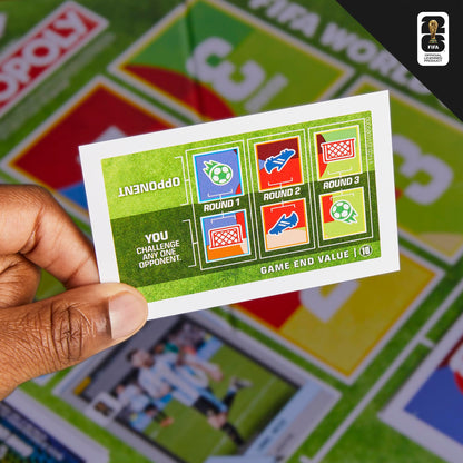 Monopoly Panini Prizm: FIFA World Cup Game I Soccer Board Game with Monopoly Panini Prizm FIFA World Cup 2026 Trading Cards I Ages 8+ (English Version) Monopoly