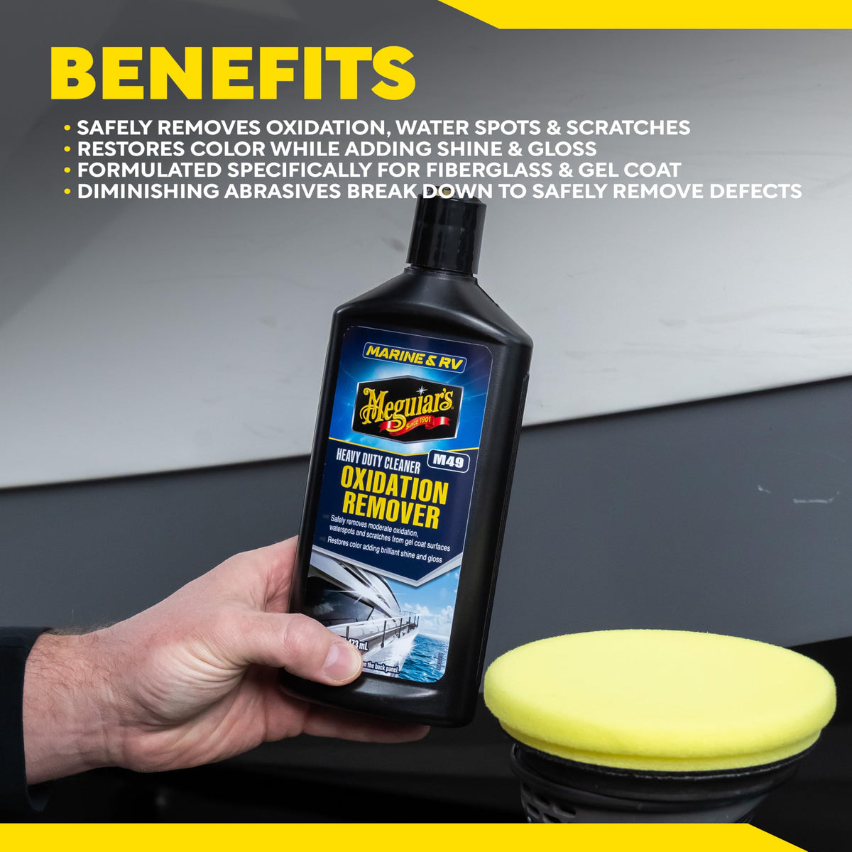 Meguiar's M49 Heavy Duty Oxidation Remover, 16oz