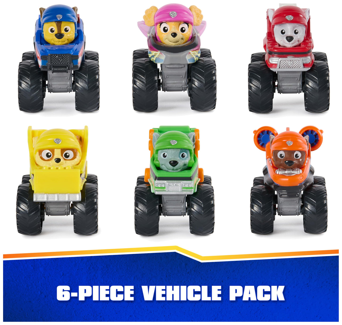 PAW Patrol: Rescue Wheels, 6-Piece Pup Squad Racers, Toy Cars Gift Set, Kids Toys for Boys & Girls Ages 3 and Up PAW PATROL