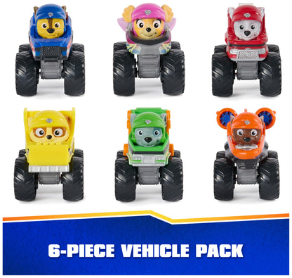 PAW Patrol: Rescue Wheels, 6-Piece Pup Squad Racers, Toy Cars Gift Set, Kids Toys for Boys & Girls Ages 3 and Up PAW PATROL