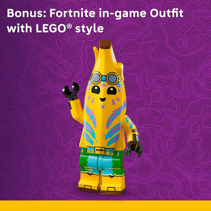 LEGO Fortnite Klombo Kids Toy - Fortnite Action Figure with Peely and Oro Minifigures - Pretend Play and Building Toy for Girls and Boys 10+ - Gift Idea for Birthdays and Gaming Fans - 77077