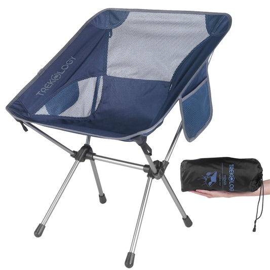 TREKOLOGY lightweight Camping Chairs for Adults - Compact & Ultralight Portablefor for Outdoor Adventures, Hiking, Backpacking – Comfortable Chaise Camping Compacte & Durable YIZI GO Chaise de Camping