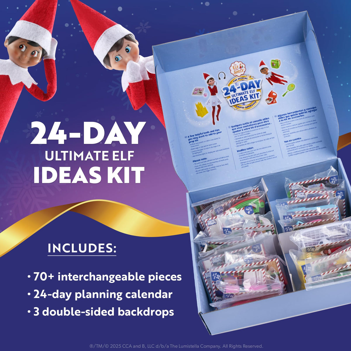 The Elf on the Shelf 24-Day Ultimate Kit – Official Elf Ideas and Props for Holiday Magic 🍁 All In One Marketplace Canada
