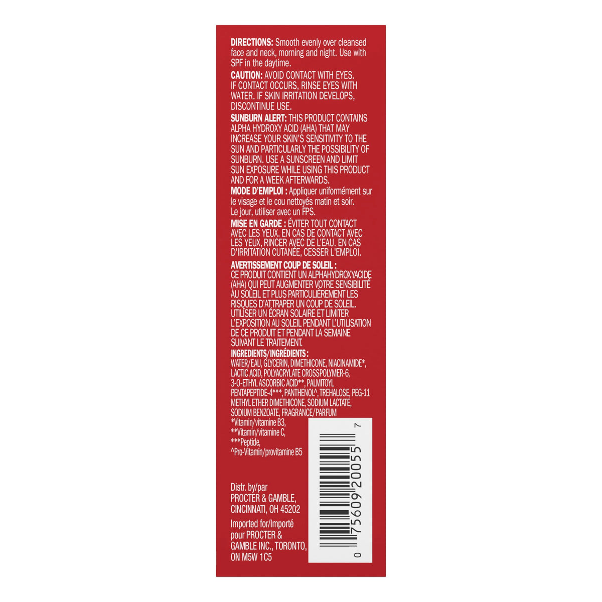 Olay Vitamin C + Peptide 24 Serum, 40 mL [Packaging May Vary]