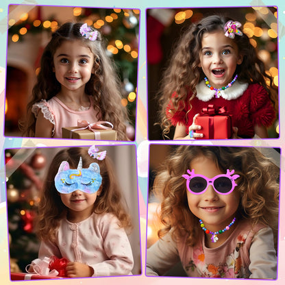 Unicorn Advent Calendar 2026 for Girls, Christmas Countdown Calendar for Kids, with 24 Days Xmas Surprise with Jewellery Bracelet Hair Accessories 🍁 All In One Marketplace Canada