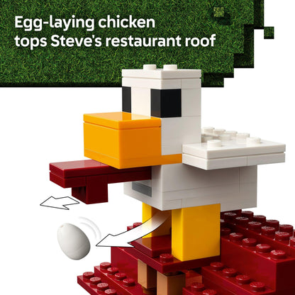 LEGO Minecraft The Ghast Balloon Village Attack- Toy Building Set for Kids, Girls and Boys Ages 10+ - Includes Steve, Natalie, and Dawn Minifigures - Birthday Gift Idea - 21273 LEGO