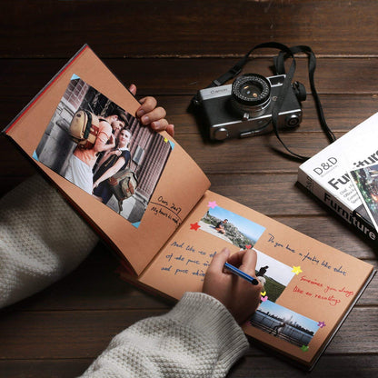 Adventure Book Diary Photo Scrapbook,Scrap book with Hard Cover Movie Up Travel Scrapbook for Anniversary,Scrapbook,Gift for Couples Anniversary,Wedding,Travelling,Birthday,Christmas (Animation Style) 🍁 All In One Marketplace Canada