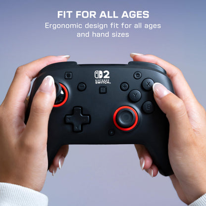 Turtle Beach Rematch Wireless Gaming Controller - Officially Licensed for Nintendo Switch 2, Nintendo Switch/Switch Lite/OLED - TMR Thumbsticks, Rechargeable Battery, Audio Controls – Black/Red 🍁 All In One Marketplace Canada